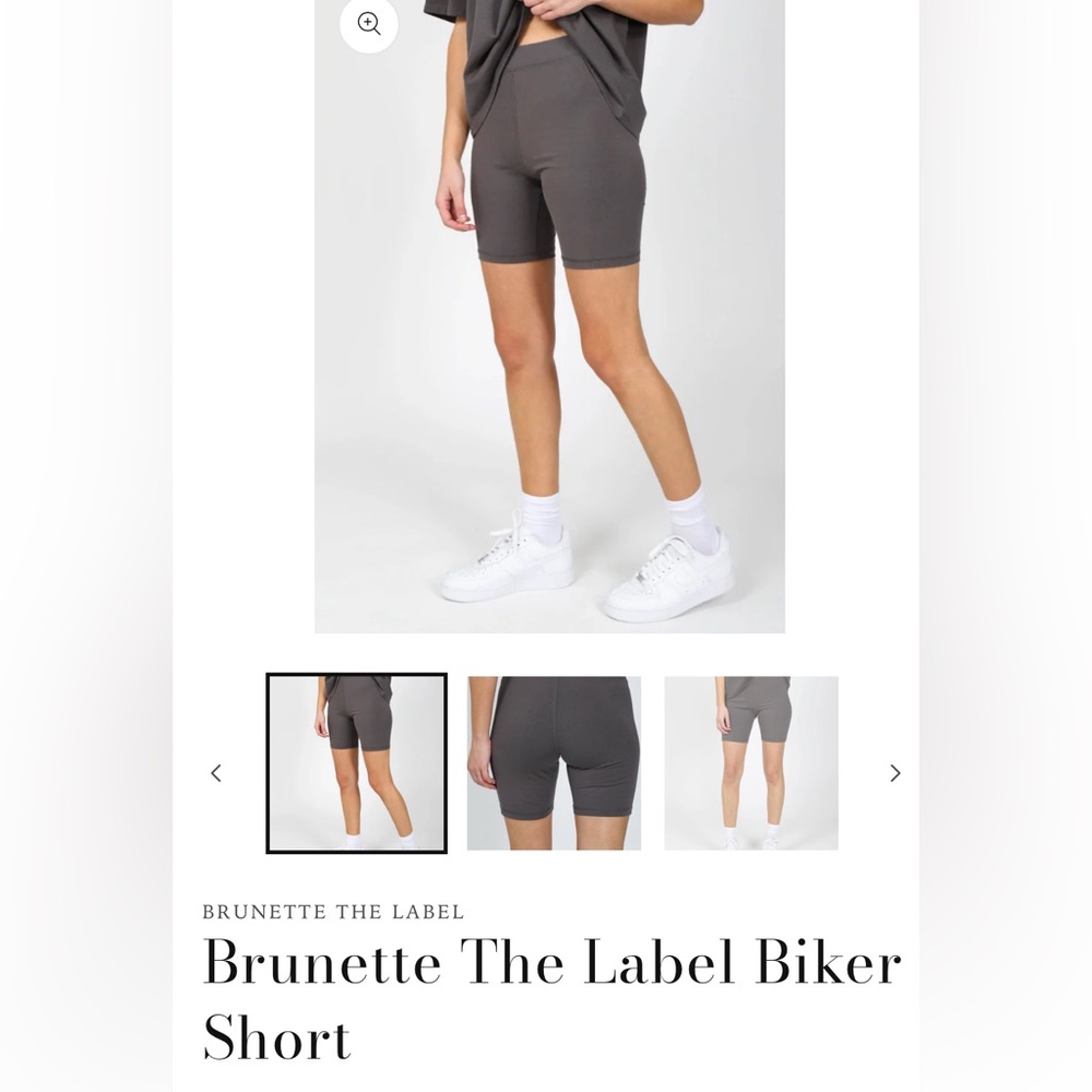 Biker shorts - black